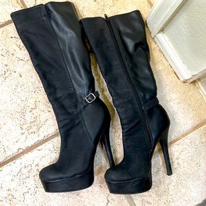 High heeled boots! Size: 6.5!